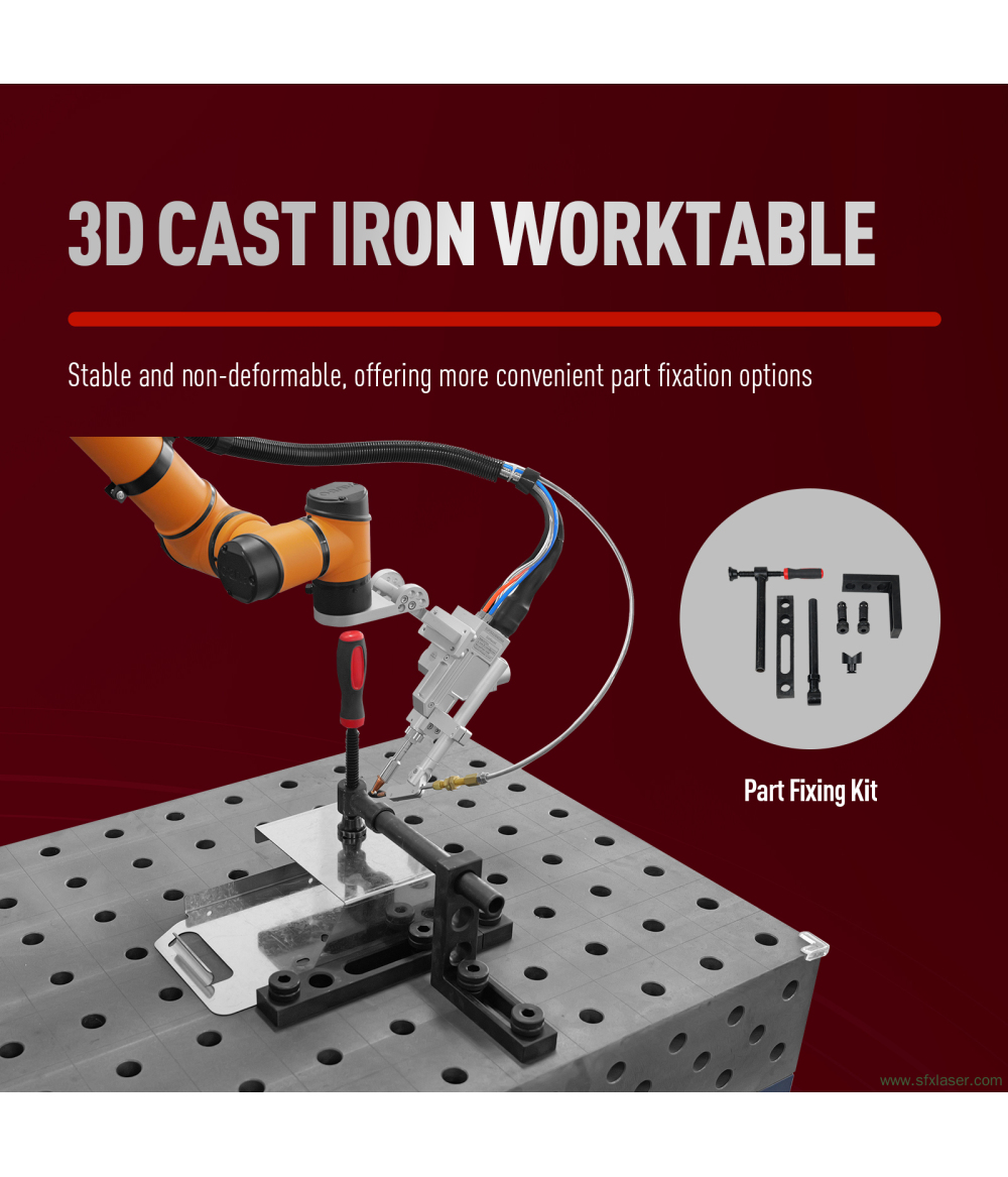 SFX 1500W 2000W 3000W Robotic Laser Welding Workstation Six-Axis Automatic Welding Machine SFX 1500W 2000W 3000W Robotic Laser Welding Workstation Six-Axis Automatic Welding Machine